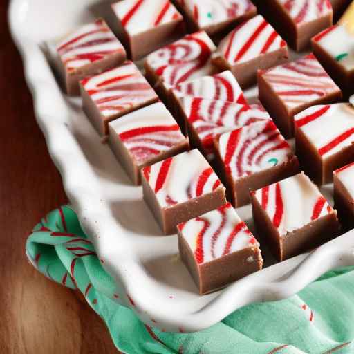 Candy Cane Cookie Fudge
