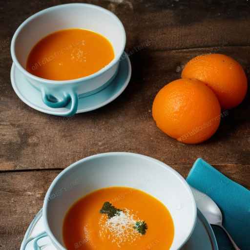 Морковно-имбирный суп с апельсином