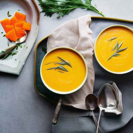 Охлажденный суп из моркови и эстрагона