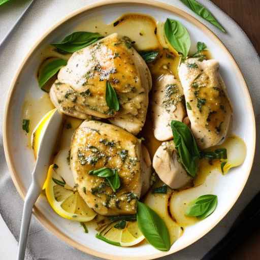Рецепт курицы с лимонным базиликом