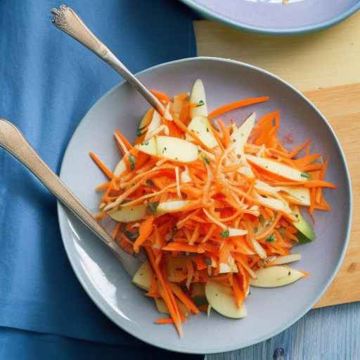 Яблочно-морковный салат