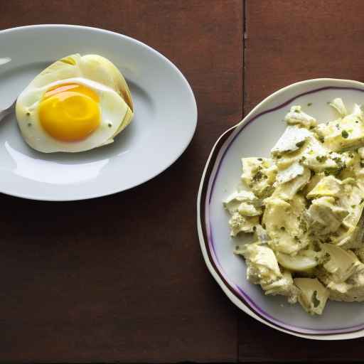 Салат из артишоков и яиц