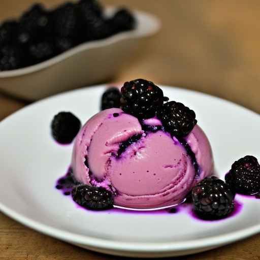 Мороженое Blackberry Swirl
