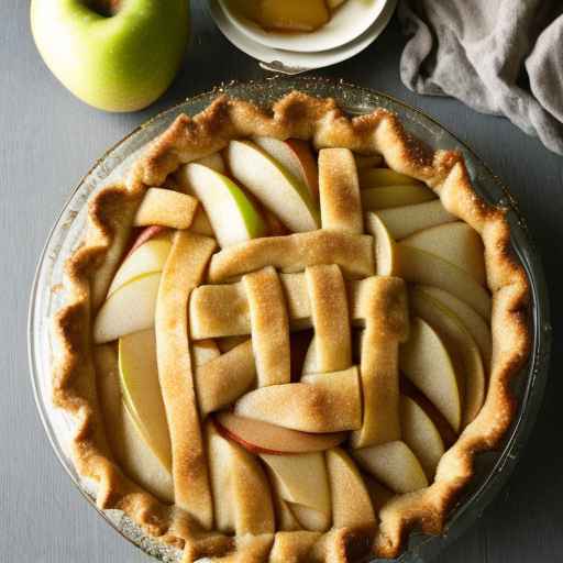 Рецепт яблочно-грушевого пирога с бурбоном
