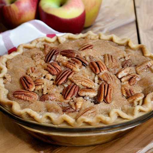 Bourbon Pecan Apple Pie