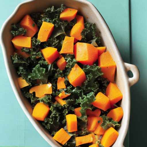 Butternut Squash and Kale Bake