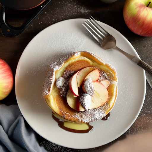 Cinnamon Apple Dutch Baby Pancake