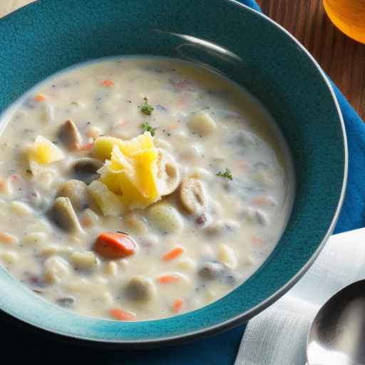 Классический суп из моллюсков Новой Англии