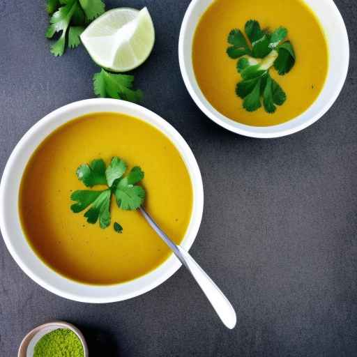 Рецепт холодного морковного супа с кинзой