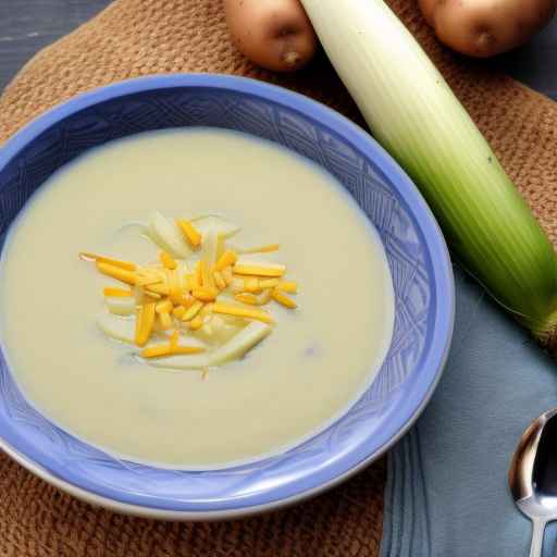 Рецепт холодного супа из лука-порея и картофеля
