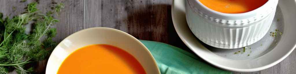 Рецепт сливочного морковно-имбирного супа