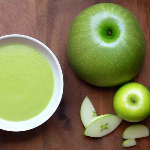Рецепт супа из огурцов и зеленых яблок