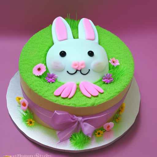 Торт "Пасхальный кролик"