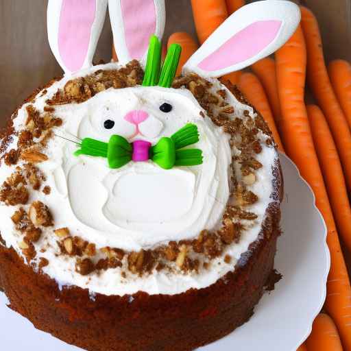 Рецепт морковного торта "Пасхальный кролик"