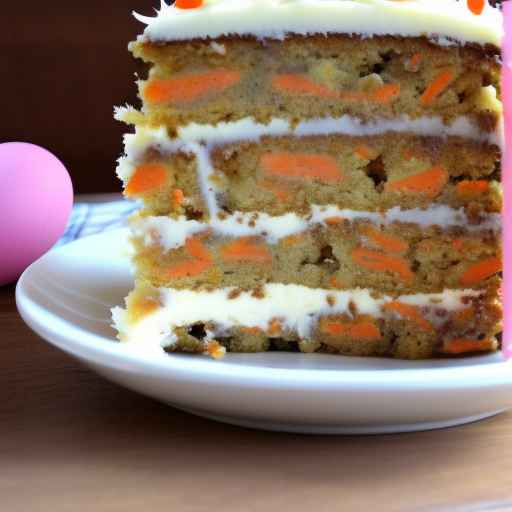 Пасхальный морковный торт