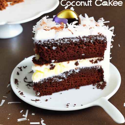 Пасхальный шоколадно-кокосовый торт