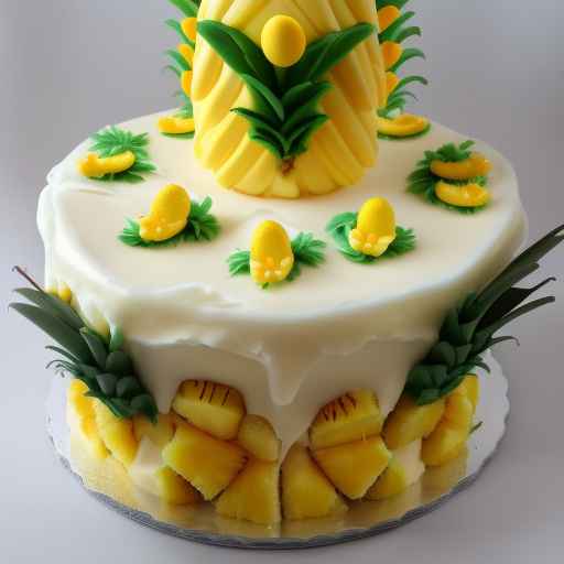 Пасхальный ананасовый торт