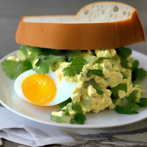 Рецепт легкого яичного салата