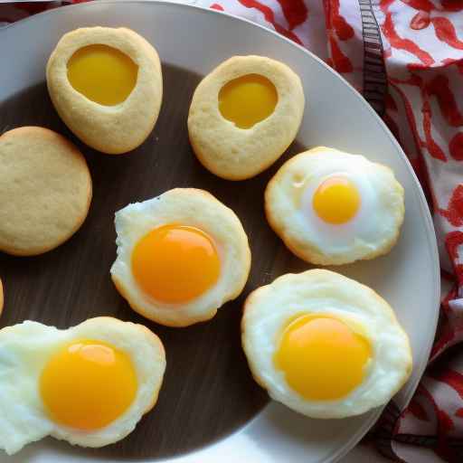 Рецепт яиц в бисквите