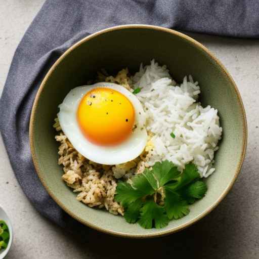 Яйца в рисовой миске