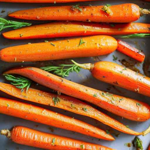 Рецепт запеченной моркови с чесноком и травами