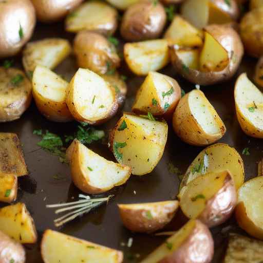 Рецепт запеченного картофеля с чесноком и травами