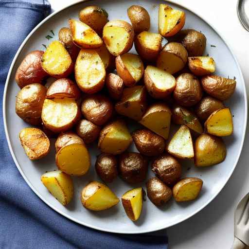 Рецепт запеченного картофеля с чесноком и травами