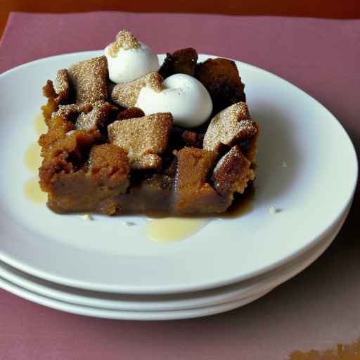 Gingersnap Bread Pudding