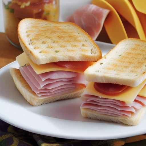 Сэндвичи с ветчиной и сыром Foldover Sandwiches