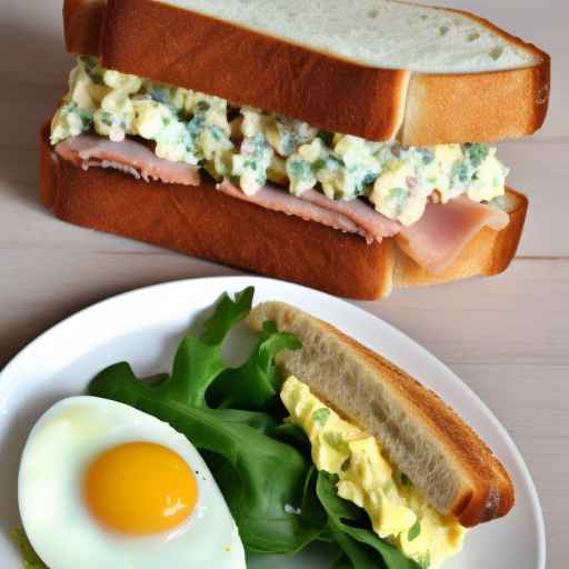 Сэндвич-спред с ветчиной и яичным салатом