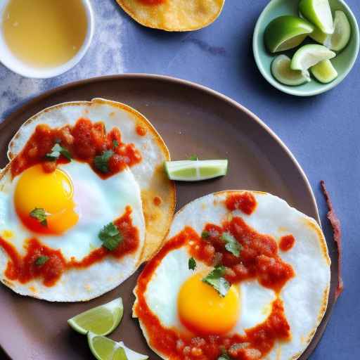 Рецепт Huevos Rancheros с жареным яйцом и сальсой