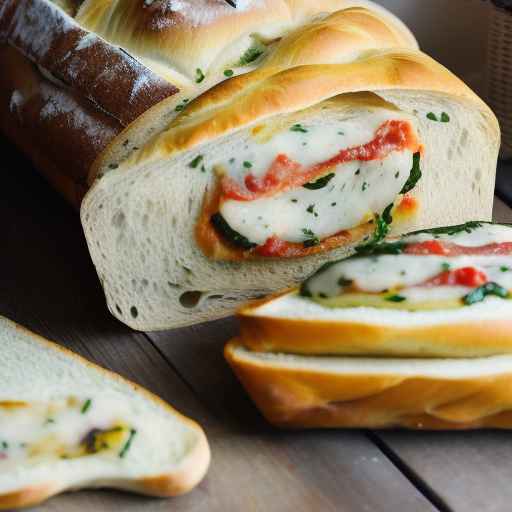 Итальянский фаршированный хлеб