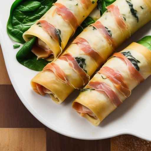 Parmesan Chicken Roll-Ups with Prosciutto and Spinach
