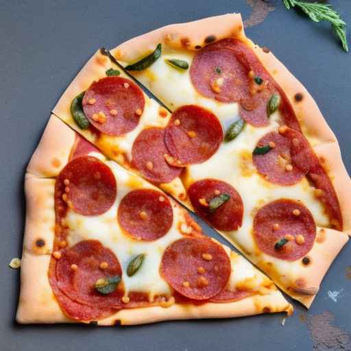 Рецепт сложенной пиццы с пепперони и оливками
