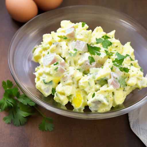 Салат из картофеля и яиц
