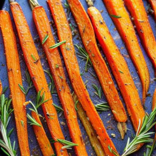 Рецепт запеченной моркови с розмарином