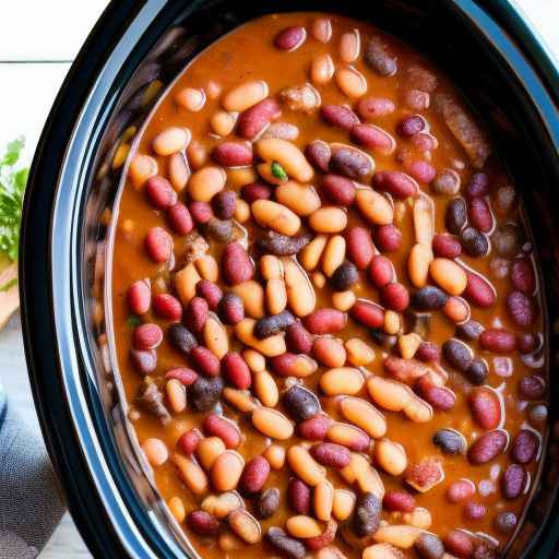 Slow Cooker Bean Casserole