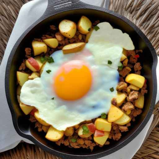 Southwestern Egg and Potato Breakfast Skillet