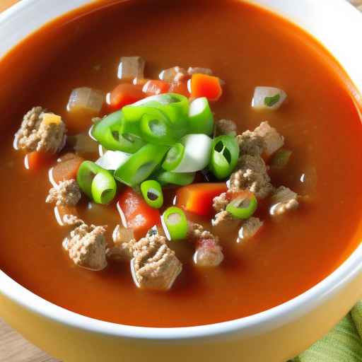 Мясной суп в юго-западном стиле