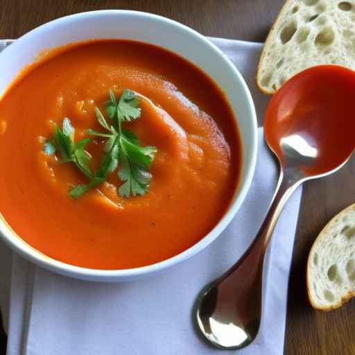 Рецепт острого томатного и морковного супа