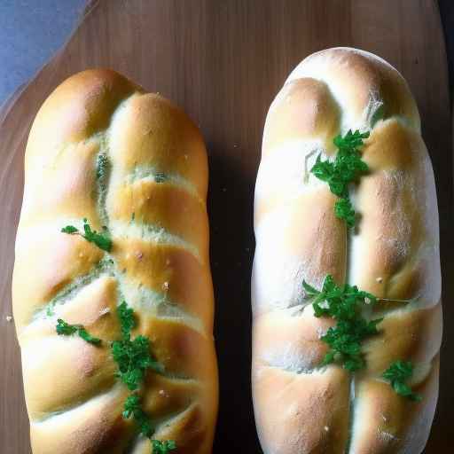 Фаршированный итальянский хлеб с моцареллой