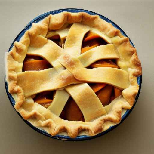 Пирог из сладкого картофеля и яблок