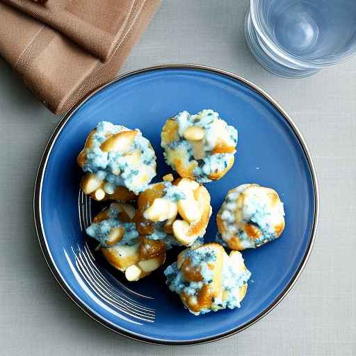 Пикантные закуски с голубым сыром и грецкими орехами