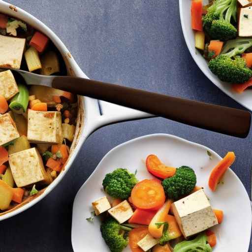 Запеканка из тофу и овощей