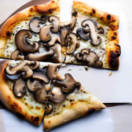 Пицца с трюфельным маслом и грибами