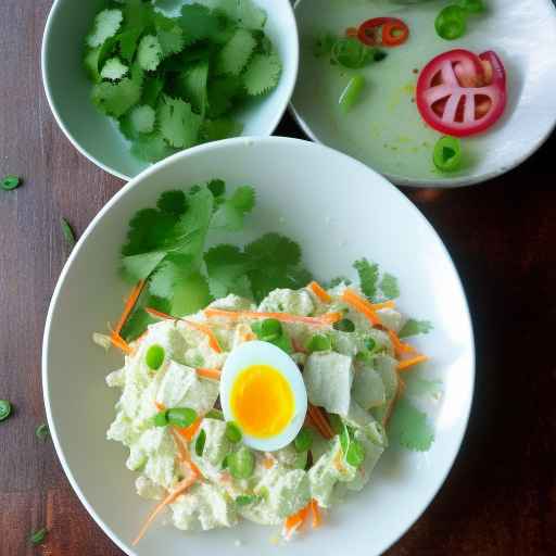 Вьетнамский яичный салат