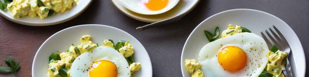 Салат из яиц без желтков