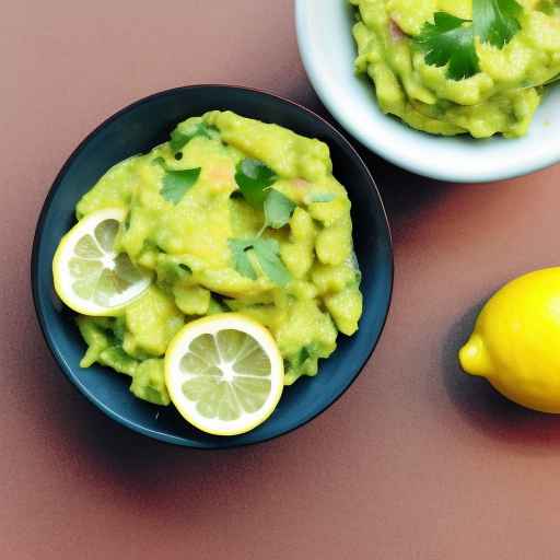 Рецепт пикантного лимонного гуакамоле